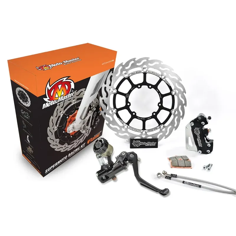 Moto-Master Supermoto Kit 300 Flame Bremsscheibe Bremssattel Bremspumpe Geprüft