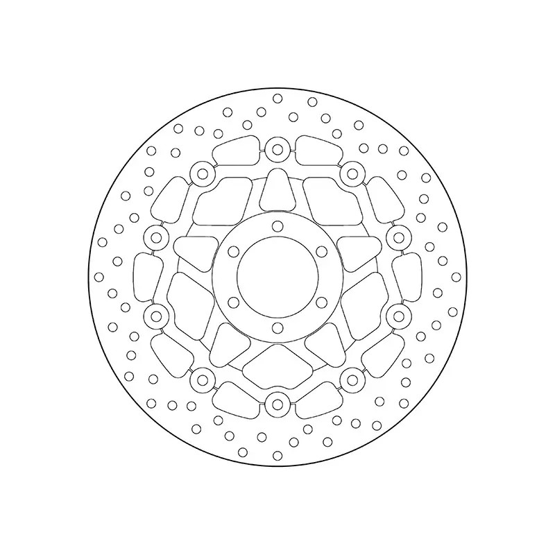 Meistverkauft Brembo Bremsscheibe 78B408A2 – Serie Oro – (schwimmend)