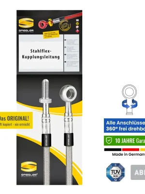Stahlflex Kupplungsleitung für TOYOTA CORONA RX, RT 12.75-01.81 Geprüft