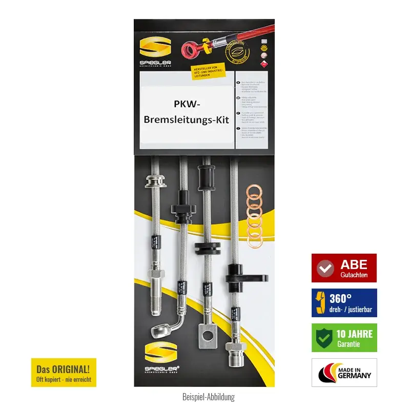 Top-Seller Stahlflex-Bremsleitung für Citroën Jumper Kasten 244 2.0 HDi 2002-