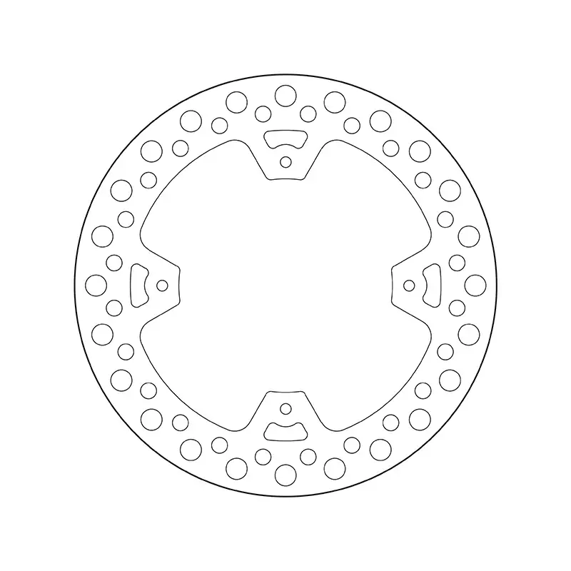 Brembo Bremsscheibe 68B40786 – Serie Oro – (starr) Markenprodukt