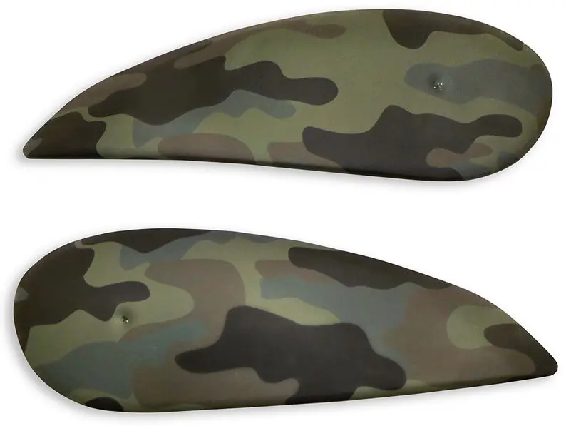 Ducati seitl. Tankverkleidungen Camouflage Scrambler 800 Geprüft