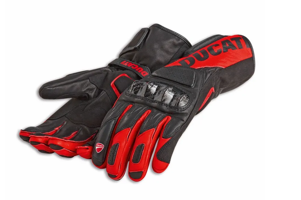 Geprüft Ducati by Spidi HANDSCHUHE PERFORMANCE C3 schwarz/rot