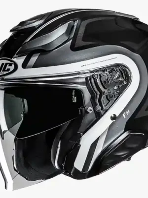 Beliebt HJC JET Motorrad Helm m. Visier F31 BASK MC5