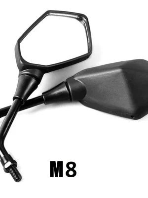 Versand Am Gleichen Tag Universal Spiegel Set M8 Rechtsgewinde 50 125 150 250 300 400 500