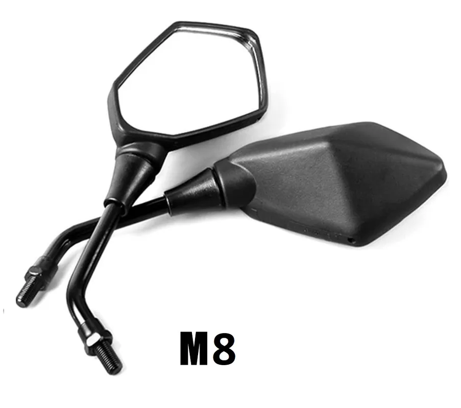 Versand Am Gleichen Tag Universal Spiegel Set M8 Rechtsgewinde 50 125 150 250 300 400 500
