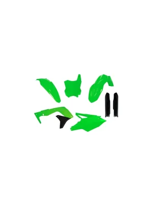 Racetech Plastik Komplett Kit Satz Teile neon grün Fluo Kawasaki KXF 450 2016 17 Versand Am Gleichen Tag
