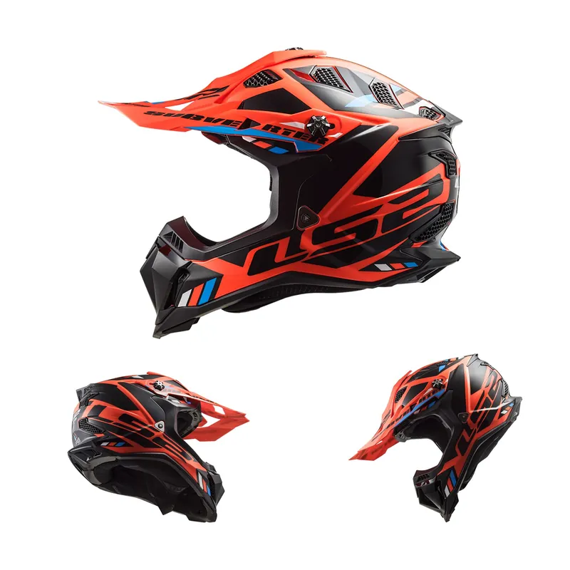 Garantierte Lieferung LS2 MX 700 EVO Subverter Stomp Fluo Orange MX Helm Crosshelm Motocross Enduro
