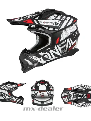 O‘Neal Crosshelm 2SRS Glitch Schwarz Weiß ECE 06 MX Helm Motocross Enduro L (59/ 60cm) Online Kaufen