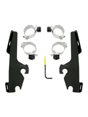 Memphis Shades Fats/Slim Windschild Trigger Lock BLK f. Harley FXDF s. Liste X Wochenendangebot