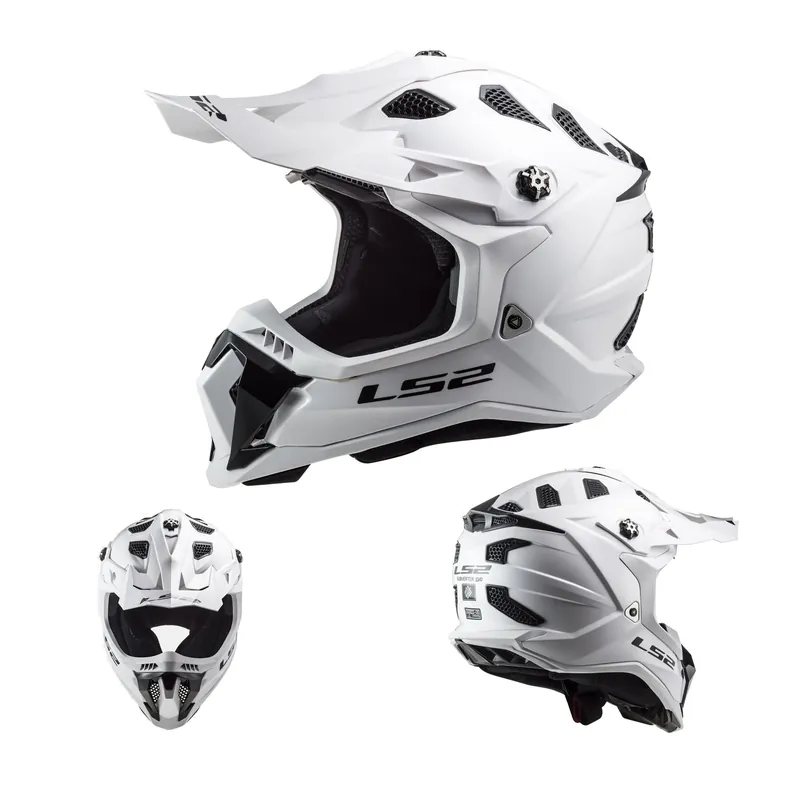 LS2 MX 700 EVO Subverter Solid Weiß MX Helm Crosshelm Motocross Enduro XXL (63- 64cm) Jetzt Kaufen
