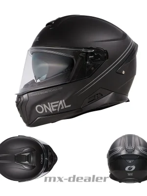 Highlight O‘Neal Challenger Solid V.23 Schwarz ECE 06 Motorrad Helm Integralhelm Touring M (57/58cm)