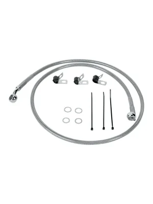 Angebot Drag Specialties SS Bremsleitungs-Kit L4" Clear-Coated vorn vorn/L4" vorn 0214