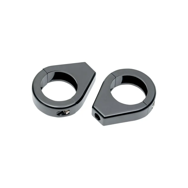 Drag Specialties Gabel-Blinkerhalterungen Ø=39 mm Schwarz vorn f. Harley Angebot
