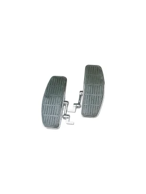 Zertifiziert Drag Specialties Einstellbare Trittbretter zum Anschrauben Schwarz f. Harley