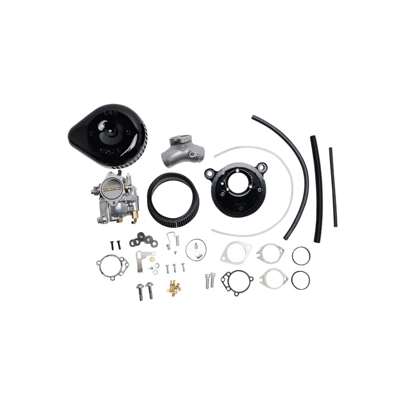 Neue Kollektion S&S Super G Vergaser m. Stealth Luftfilter-Kit f. Harley Electra Glide 84-99