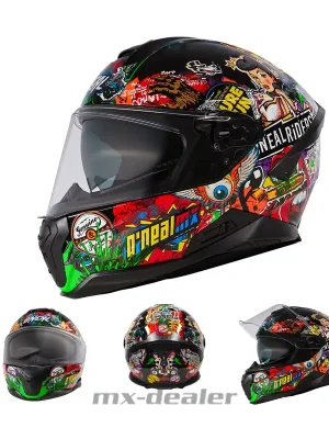 Zertifiziert O‘Neal Challenger Crank Multi V.24 ECE 06 Motorrad Helm Integralhelm Touring M (57/58cm)