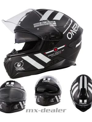 Sichere Zahlung O‘Neal Challenger Warhawk Schwarz V.24 ECE 06 Motorrad Helm Integralhelm M (57/58cm)