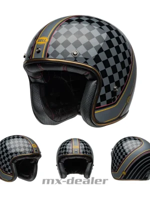 Highlight BELL Helmets Jethelm Custom 500 Helm RSD Wreakers Matt Glanz Schwarz Gold S (55-56cm)