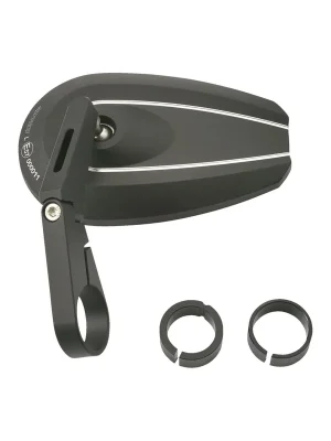 Sonderangebot DAYTONA "D-MIRROR-6" Aluminium Lenkerenden Spiegel schwarz kurz