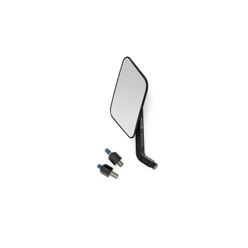 DAYTONA "D-MIRROR-20" Aluminium Seitenspiegel eckig rechts schwarz Nur Heute