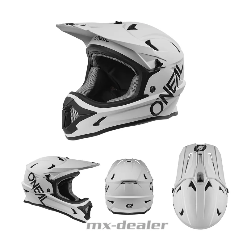 Sonderangebot O‘Neal Sonus Solid V.25 Hellgrau Fahrrad Helm MTB BMX Downhill Bike DH Trail L (59-60cm)