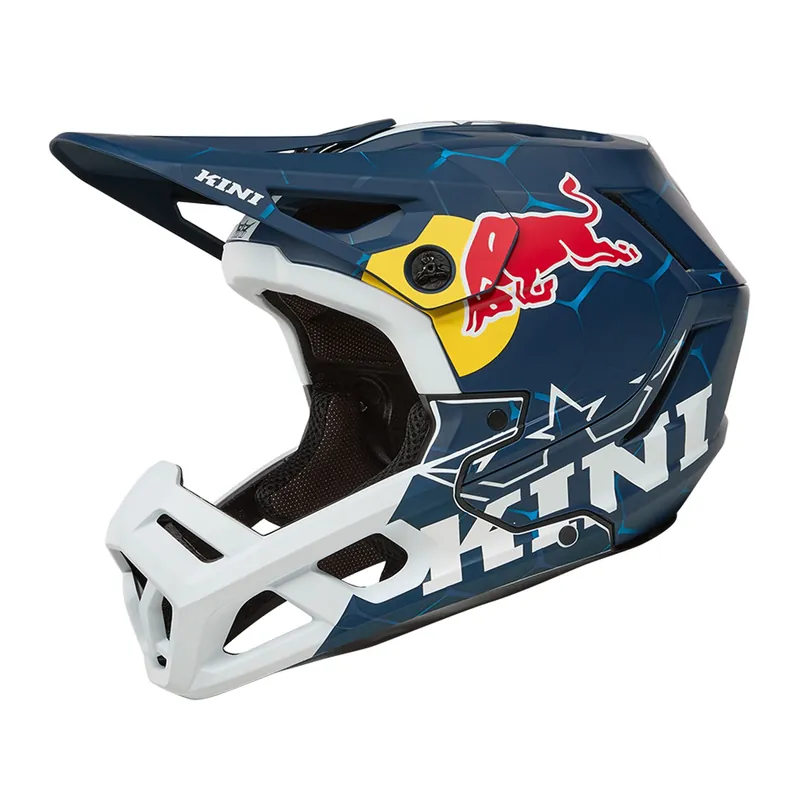 Red Bull Fahrrad Helm Kini EC 1.0 Enduro Fullface Mountain Bike Trail MTB BMX L (59-60cm) Finale Aktion