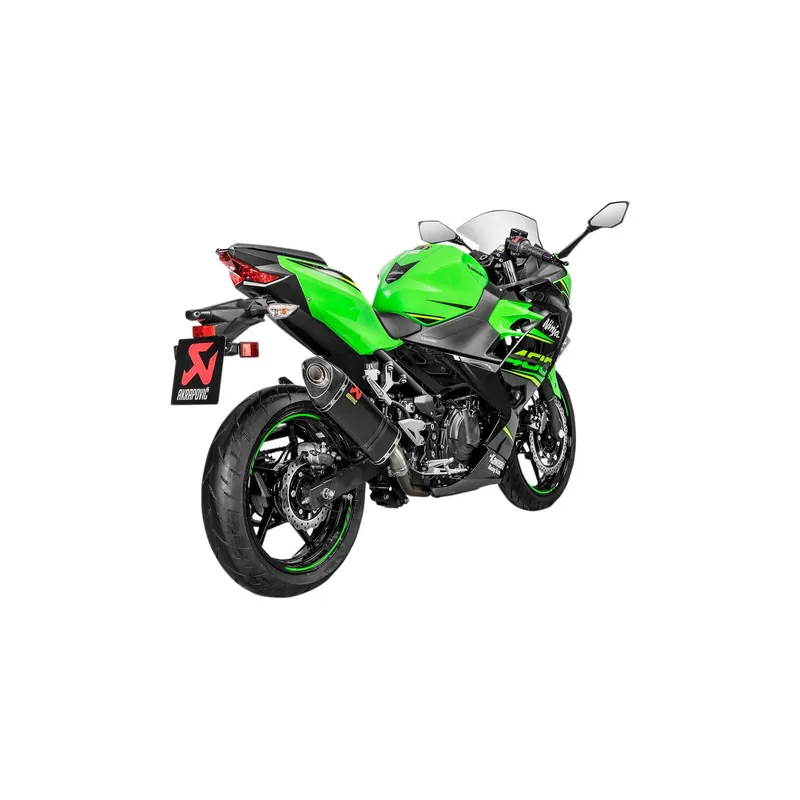Preisknaller Akrapovic Slip-On Line Carbon Endschalldämpfer f. KAWASAKI EX 400 18-22 o. ABE