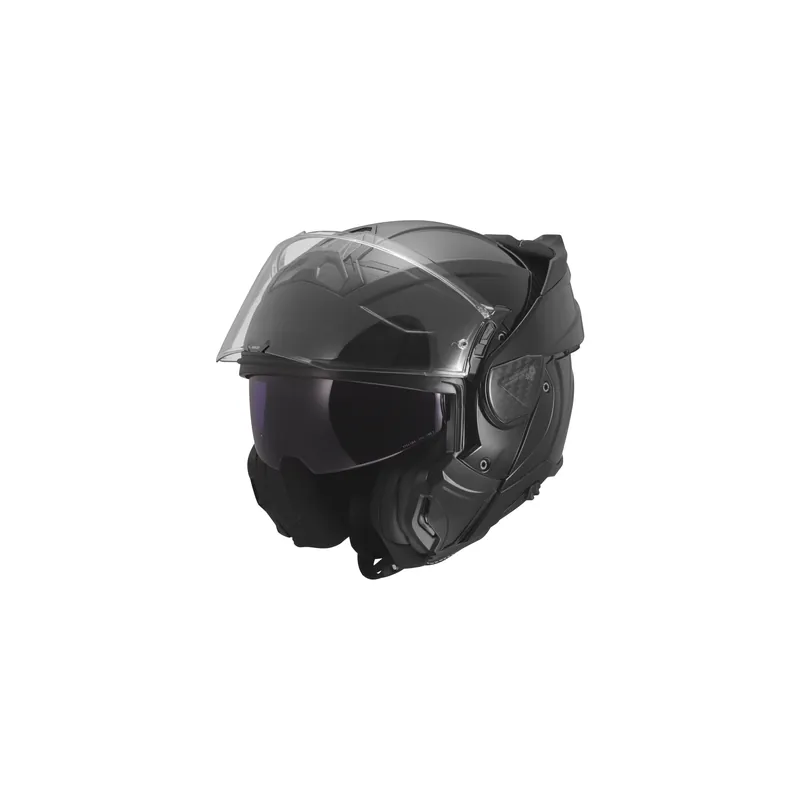Sale LS2 Klapphelm Advant II Solid Schwarz Glanz FF910 Motorrad Helm Integralhelm XXL (63-64cm)