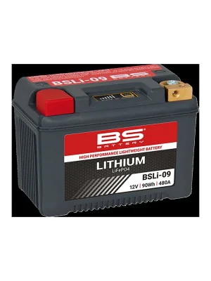 BS Battery Motorradbatterie Lithium-Ionen 12V BSLi-09 7,5AH 480A LiFePO4 Sonderaktion
