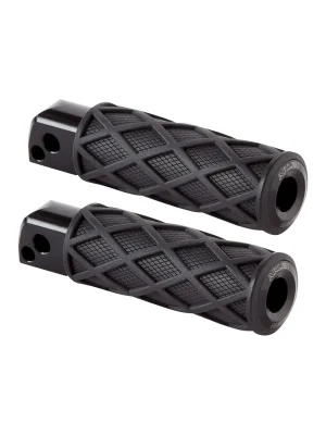 Online Kaufen Arlen Ness Fußrasten Diamond schwarz Sozius f. Harley Softail 18–24