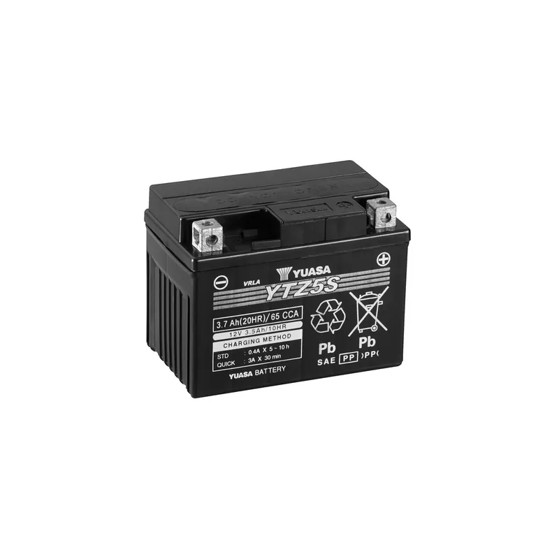 Sonderaktion Yuasa Motorradbatterie 12V YTZ5S 3,5AH 65A AGM wartungsfrei werksakt.