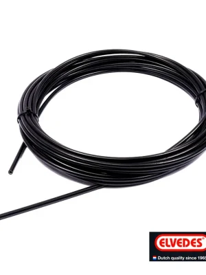 Solange Der Vorrat Reicht Bowdenzughülle schwarz Außen/Innen Ø5mm / Ø2,0mm Meterware -Elvedes-