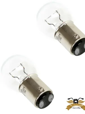 2 x Birne BA15D 12V 5W glas klar Lampe Glühbirne Mofa Moped Mokick Motorrad Bestpreis