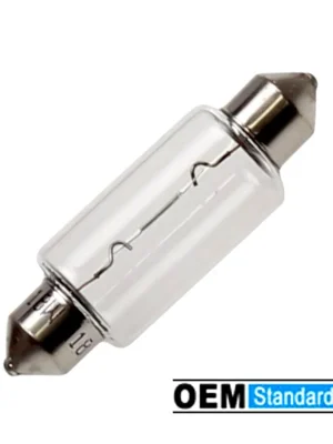 Top-Seller Soffitte 15x44mm 12V 18W klar Birne Mofa Moped Mokick Glühbirne Lampe
