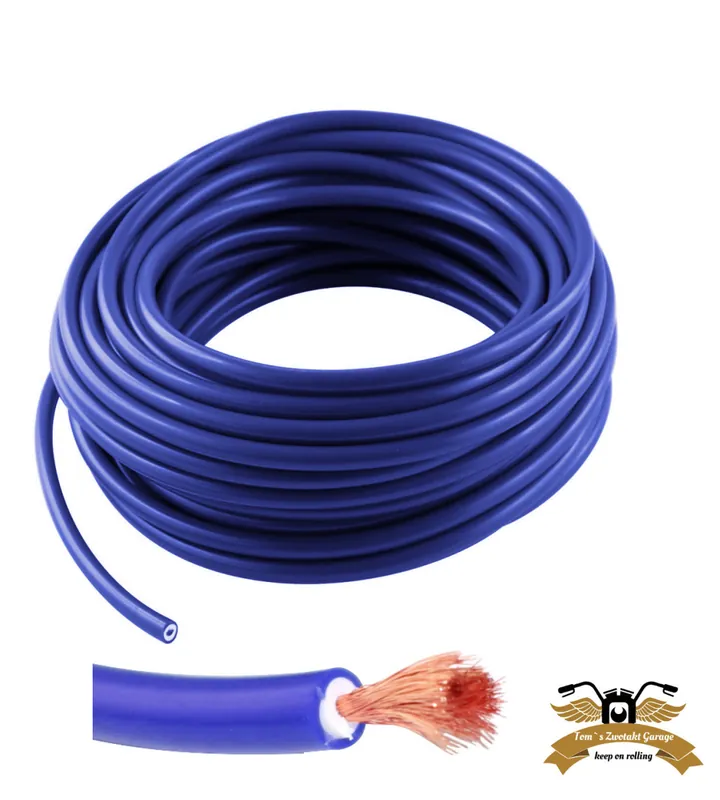 Saisonangebot 1m Litze 1,5 mm² blau höchstflexibel PVC Messleitung LifYY Zündkabel