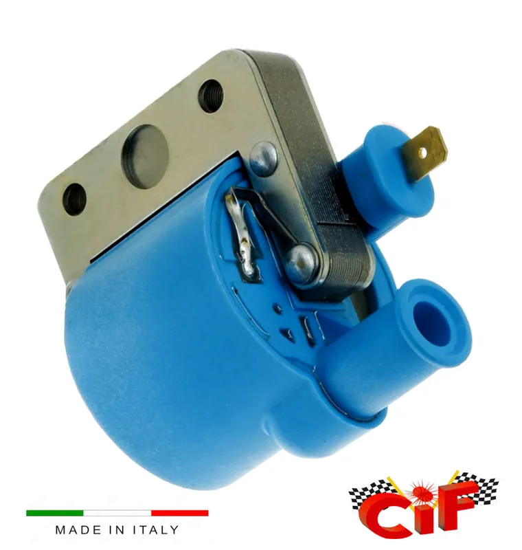 Expressversand Zündspule extern 6V blau Premium Qualität Piaggio Ciao, Bravo, SI, -CIF-