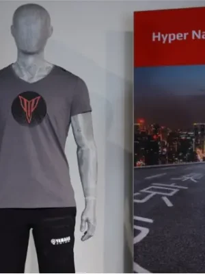 Markenware Yamaha T-Shirt Damen Hyper Naked